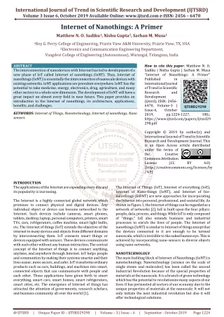 international journal of trend in scientific