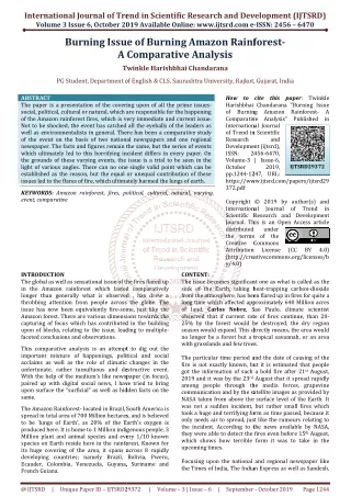 international journal of trend in scientific