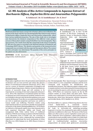 international journal of trend in scientific
