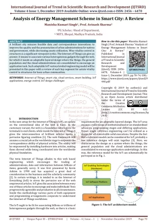 international journal of trend in scientific