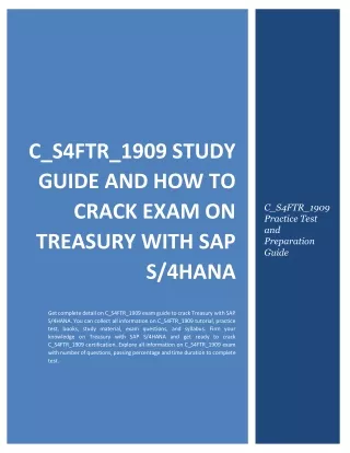 c s4ftr 1909 study guide and how to crack exam