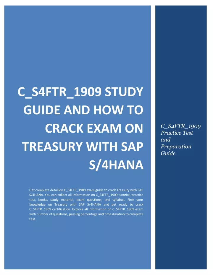 c s4ftr 1909 study guide and how to crack exam