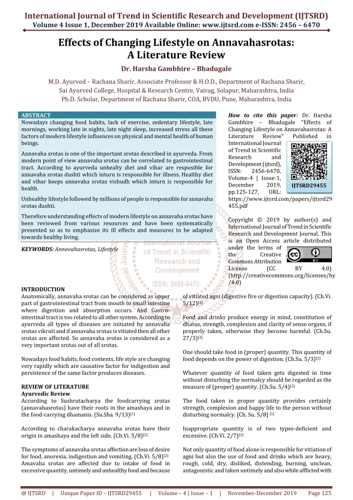 international journal of trend in scientific