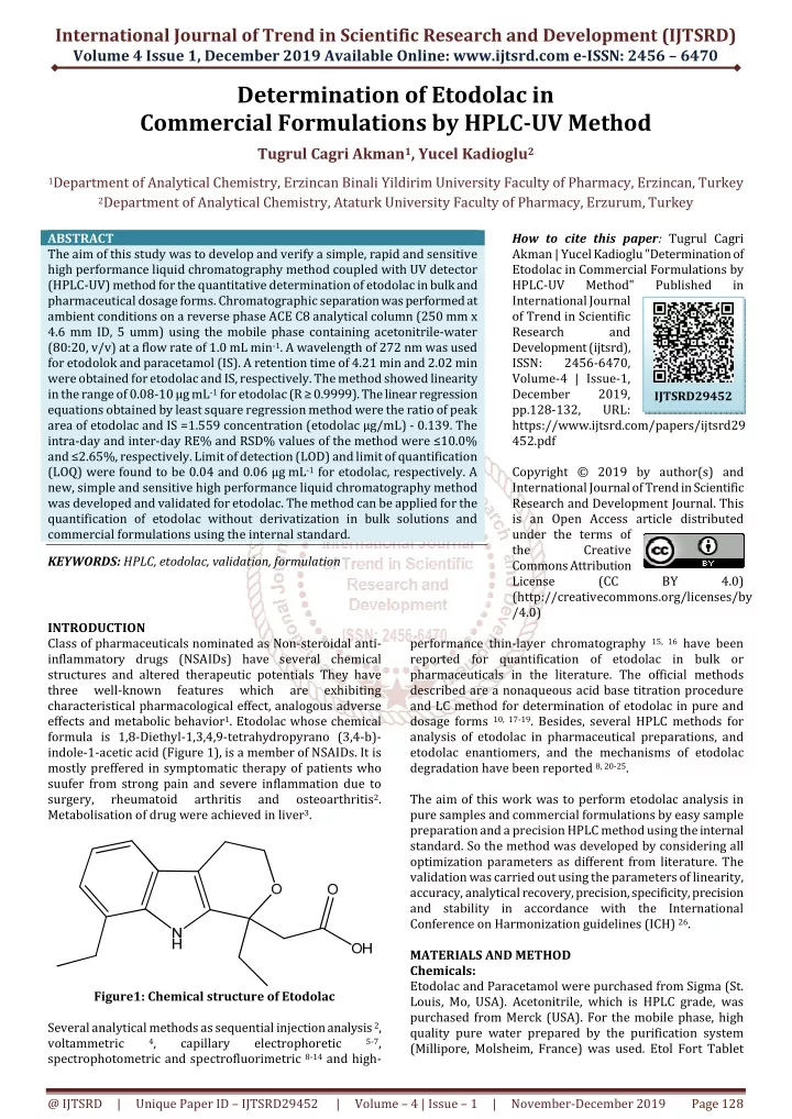 international journal of trend in scientific