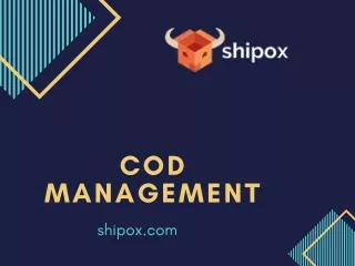 Cod Management Software