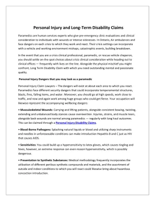 Toronto Total Disability Lawyers