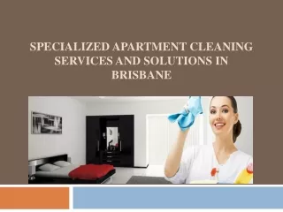 specialized apartment cleaning services