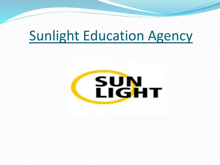 sunlight education agency