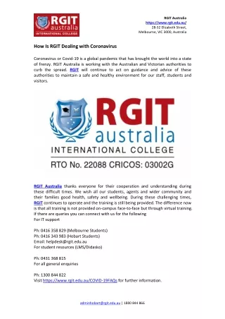 rgit australia