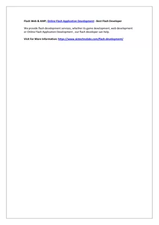 flash web amp online flash application