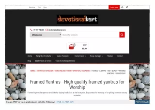 Framed Yantra