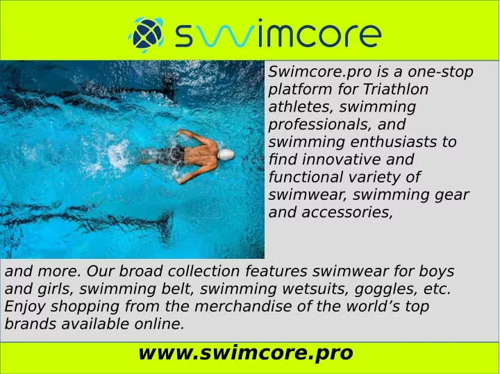 swimcore pro is a one stop platform for triathlon