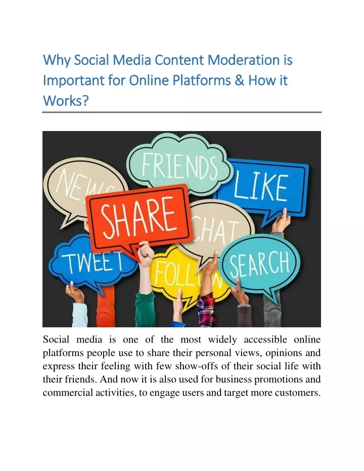 why social media content moderation is why social