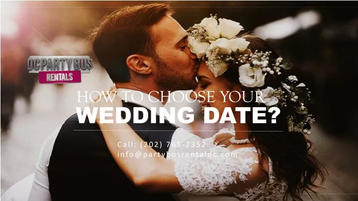 how to choose your wedding date