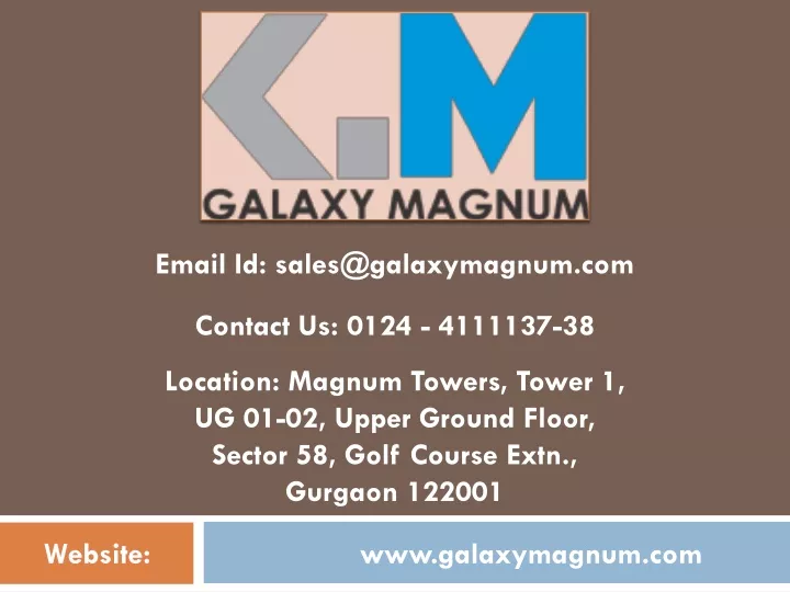 email id sales@galaxymagnum com