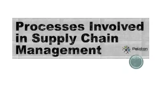 Processes Involved in Supply Chain Management