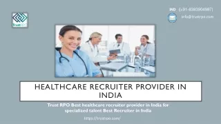 Healthcare Recruiter Provider in India