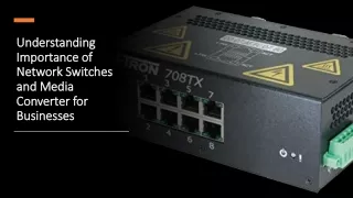 Understanding Importance of Network Switches and Media Converter for Businesses
