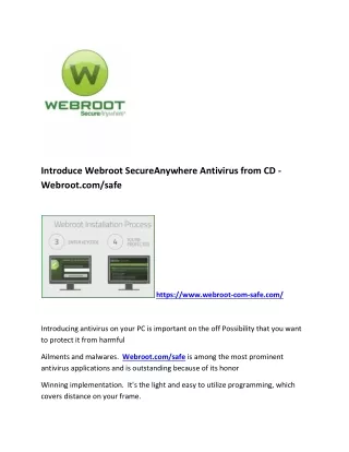 introduce webroot secureanywhere antivirus from