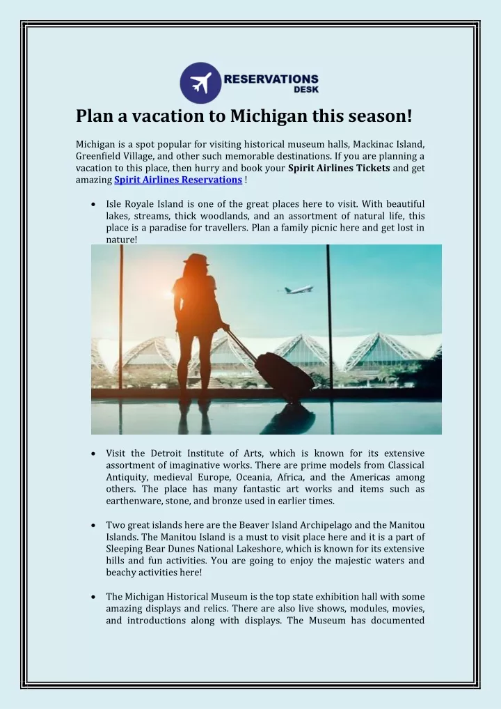 plan a vacation to michigan this season michigan