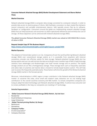 consumer network attached storage nas market