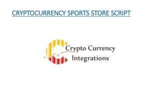 cryptocurrency sports store script