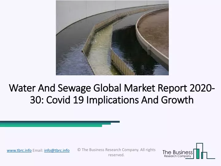 water and sewage water and sewage global market