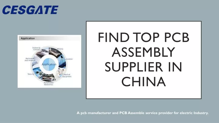 find top pcb assembly supplier in china