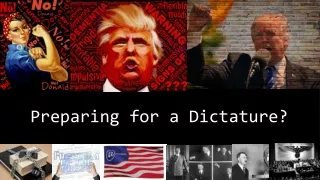 preparing for a dictature