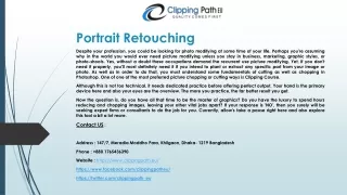 portrait retouching