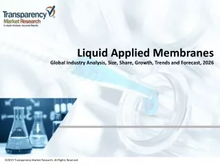 Liquid Applied Membranes Market Research Report | Sales, Size, Share and Forecast 2026