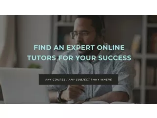 Affordable Online Tutors for your Success