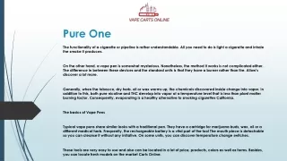 pure one