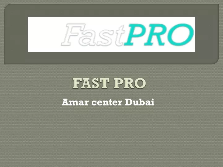 fast pro