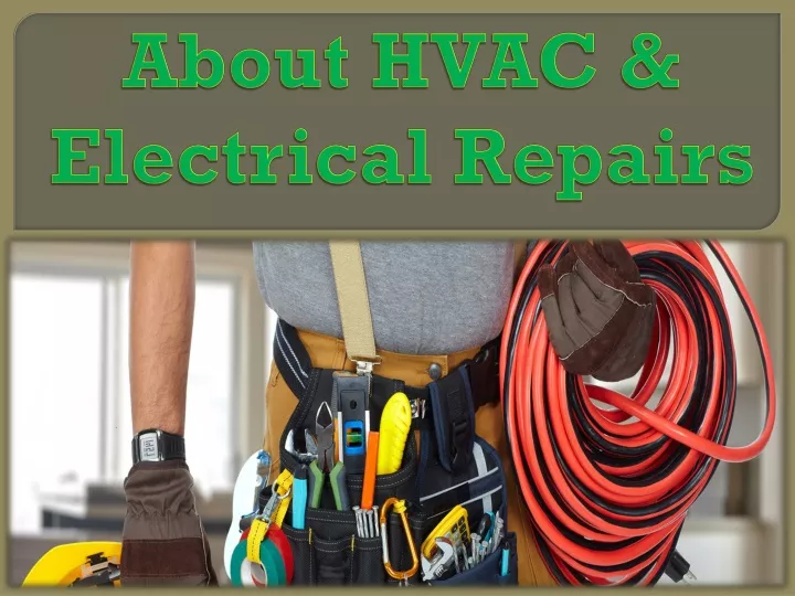 about hvac electrical repairs