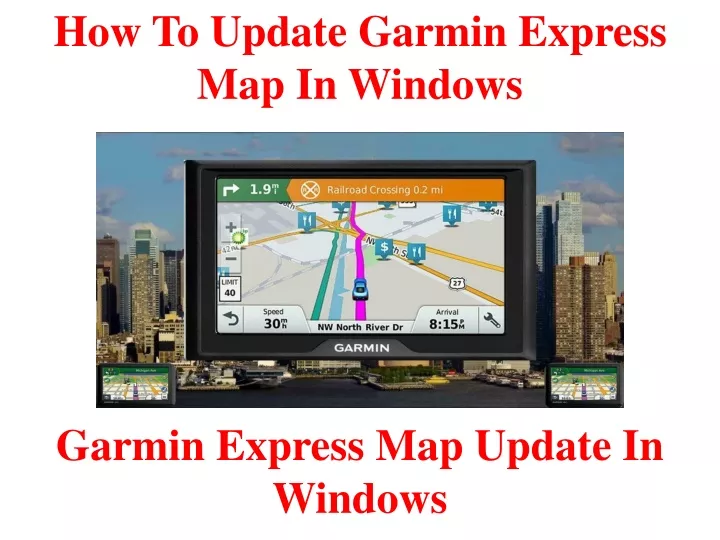 how to update garmin express map in windows