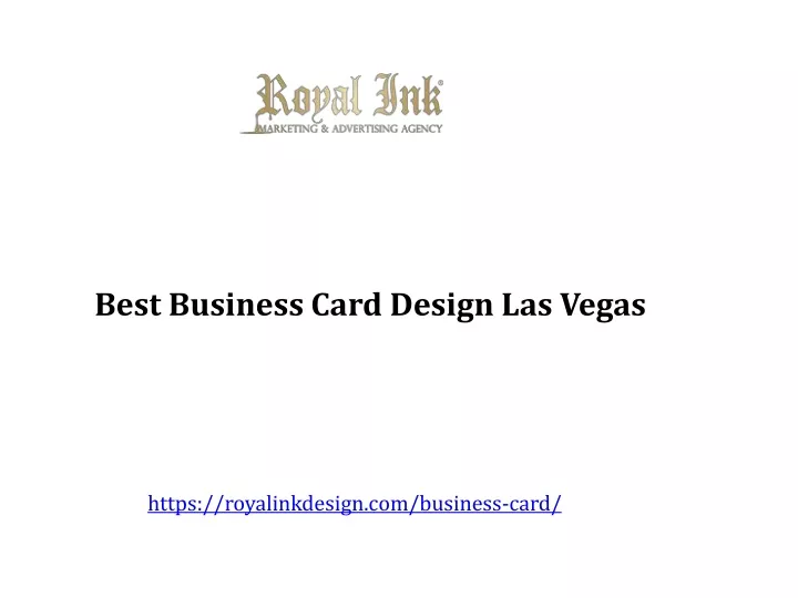 best business card design las vegas