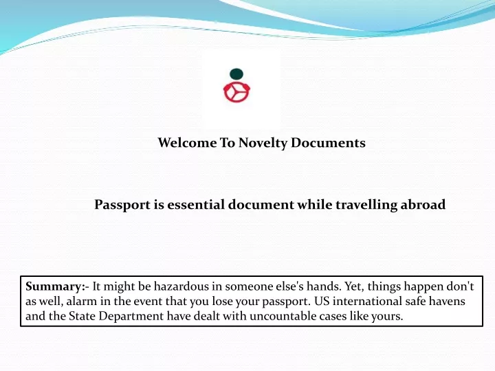 welcome to novelty documents