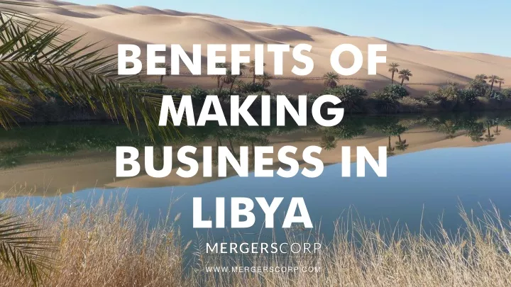 benefits of making business in libya