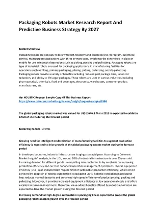 packaging robots market research report
