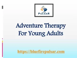 Adventure Therapy For Young Adults