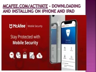 mcafee com activate downloading and installing on iphone and ipad