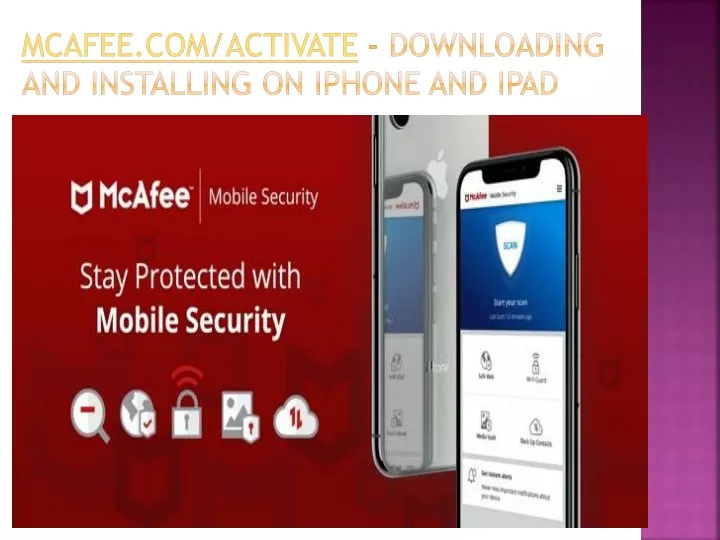 mcafee com activate downloading and installing on iphone and ipad