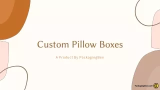 custom pillow boxes