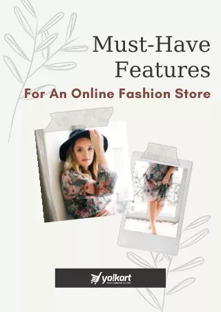 Important Features For Fashion E-commerce Marketplace