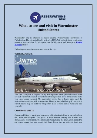 what to see and visit in warminster united states