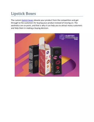 lipstick boxes