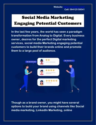 Social Media Marketing Engaging Potential Customers - Build Your Brand Online