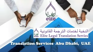 Translation services in uae