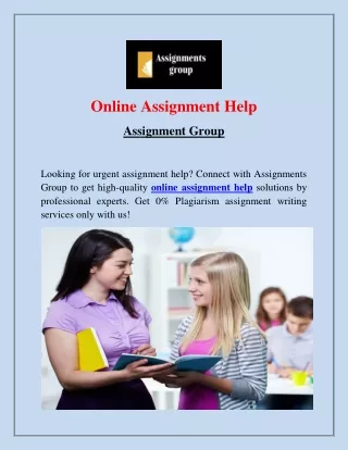 Online Assignment Help